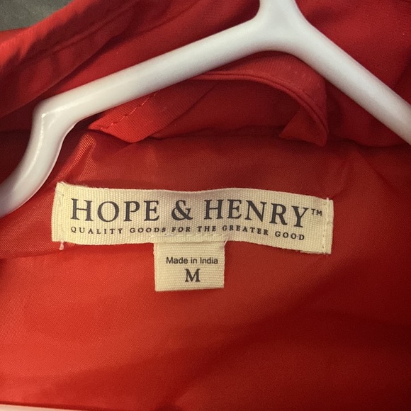 Hope and Henry Red kids medium vest New without tags - Picture 3 of 3